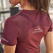 Women's short sleeve sports T-shirt