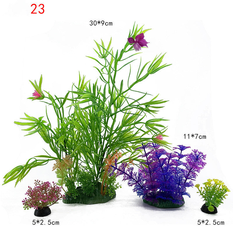 Fish Tank Decoration Simulation Water Plant Aquarium Landscaping