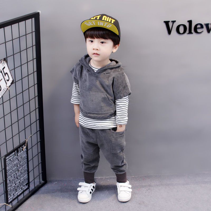 Kids Casual Slim Polyester Baby Boys Suit For Occasions