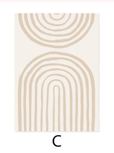 Scandinavian Abstract Wall Art – Poster & Canvas Painting for Modern Home Decor