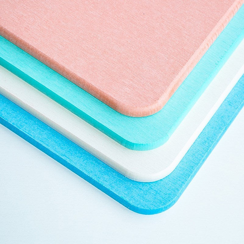 Solid Color Bathroom Floor Mat – Soft & Absorbent Bath Rug