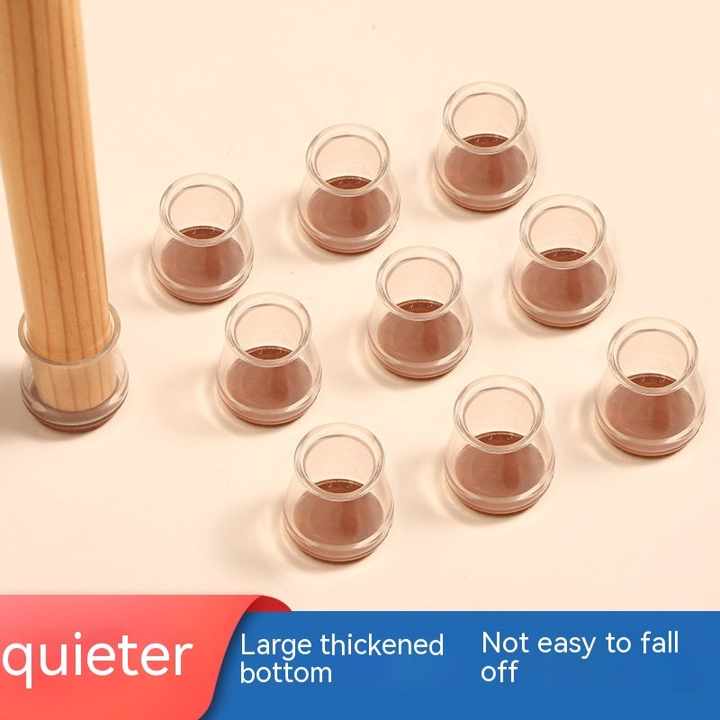 Integrated Felt Thickened Mute Mats For Table And Chair Legs Wear-resistant Protective Floor Table And Chair Foot Pad