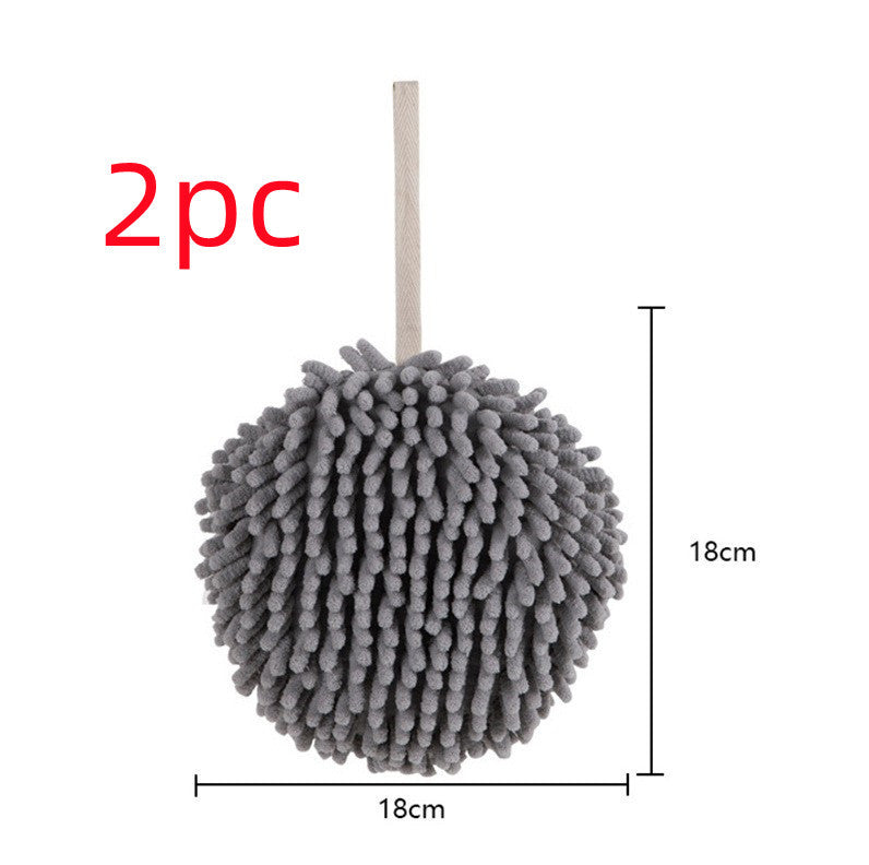Absorbent Hand Wipe Ball – Quick-Dry Cleaning Tool for Kitchen & Bathroom