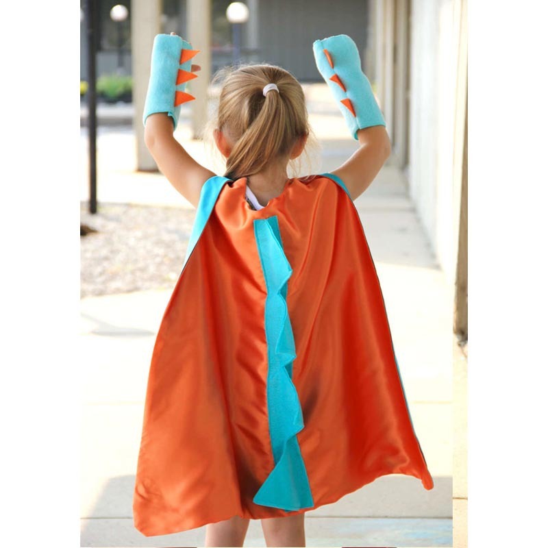 Kids Dinosaur Cloak Set Halloween Costume