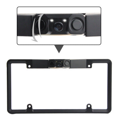 License Plate Wireless Rear View Backup Camera – Easy Install & IP67 Waterproof
