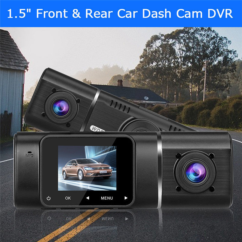 Dual Lens Car Dash Cam – Conjoined Full HD 1080P Car Recorder