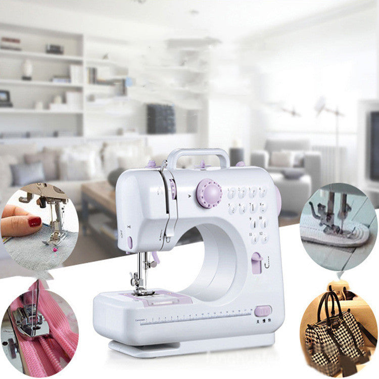 Compact Fully Automatic Single-Needle Mini Sewing Machine – Household Sewing Solution