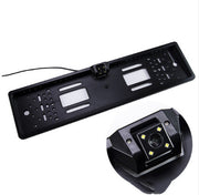 European License Plate Camera – Night Vision Waterproof Rear View