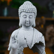 Chinese Amitabha Buddha Statue Decoration Gardening Flower Tea Room Buddha Decoration