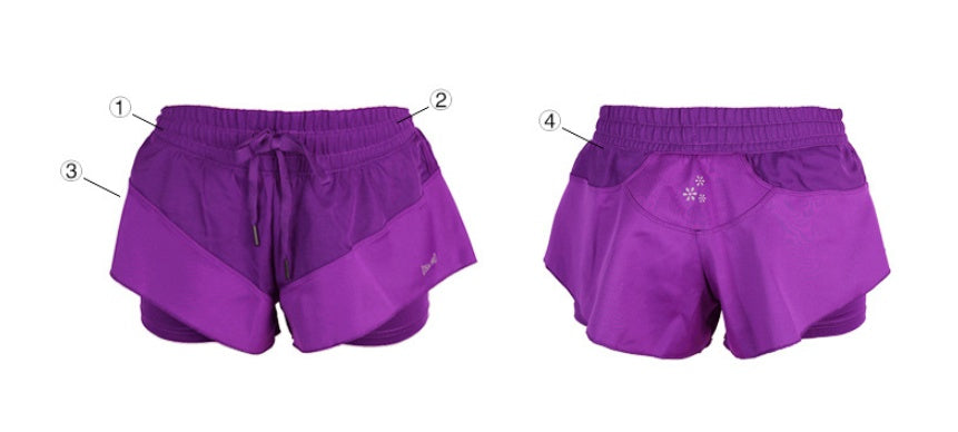Women's Quick-Dry Sports Shorts – Lightweight Running & Workout Pants