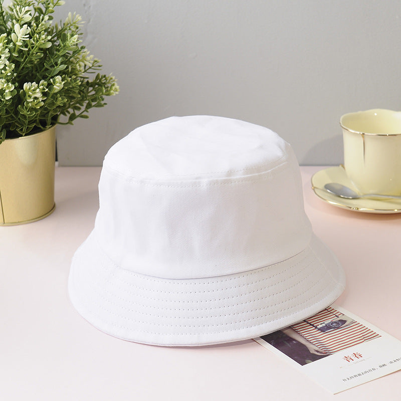 Solid color fisherman hat