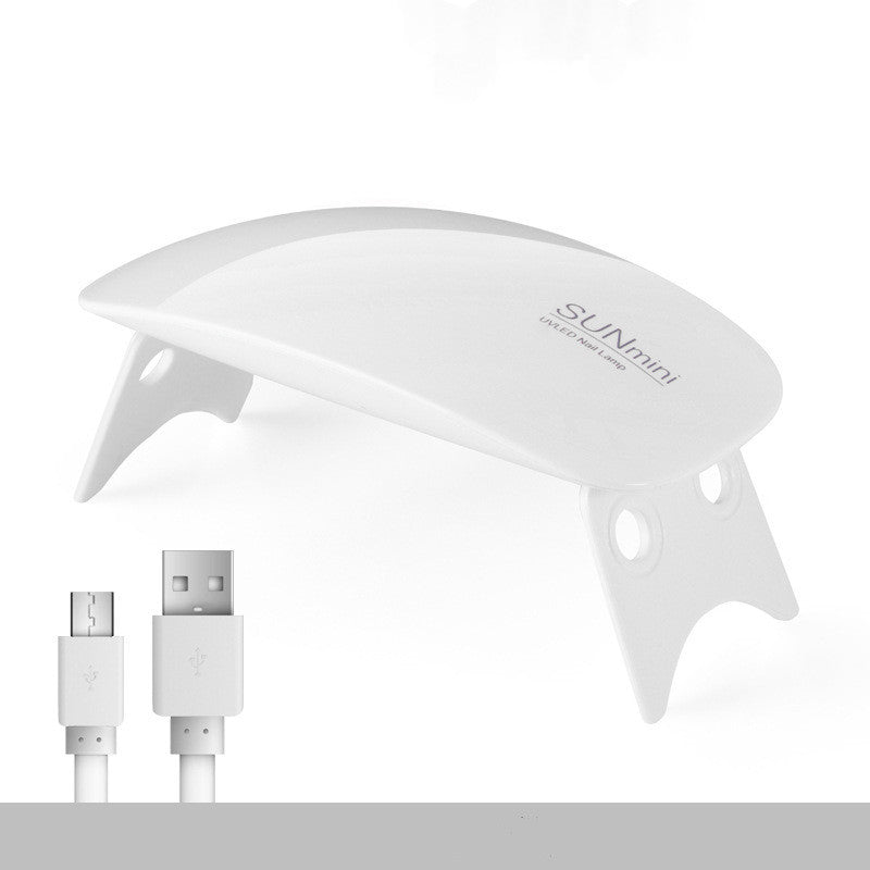 Mini LED Nail Lamp – Portable Mouse-Shaped UV Phototherapy Dryer