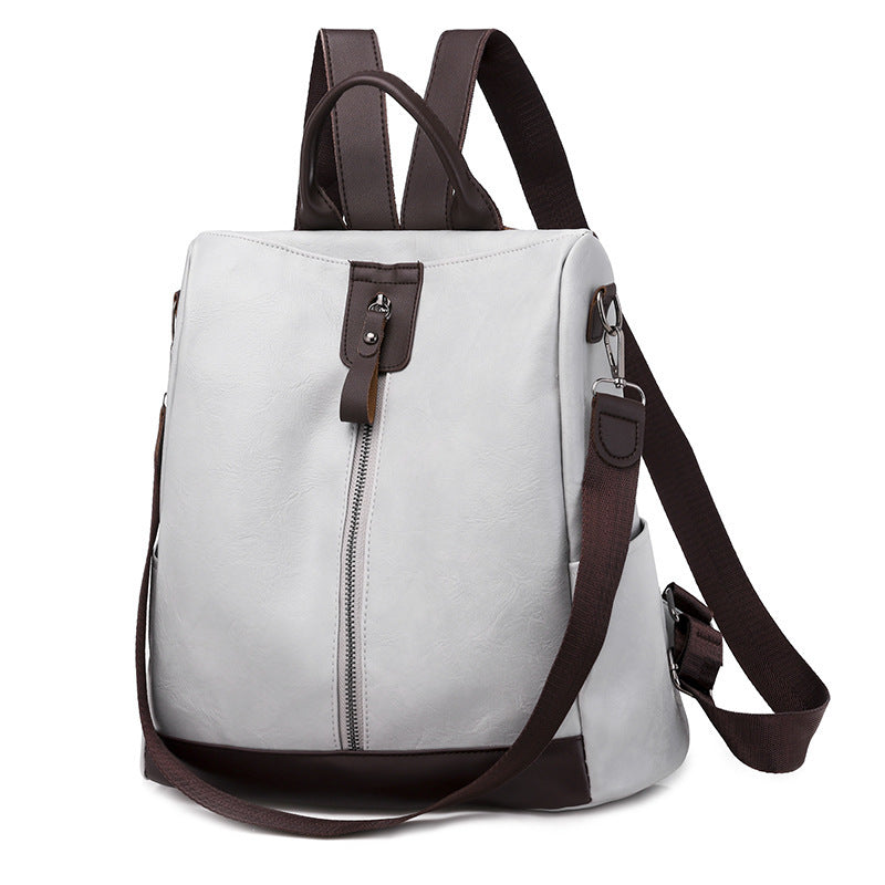 Anti-theft Soft Leather Backpack for Women