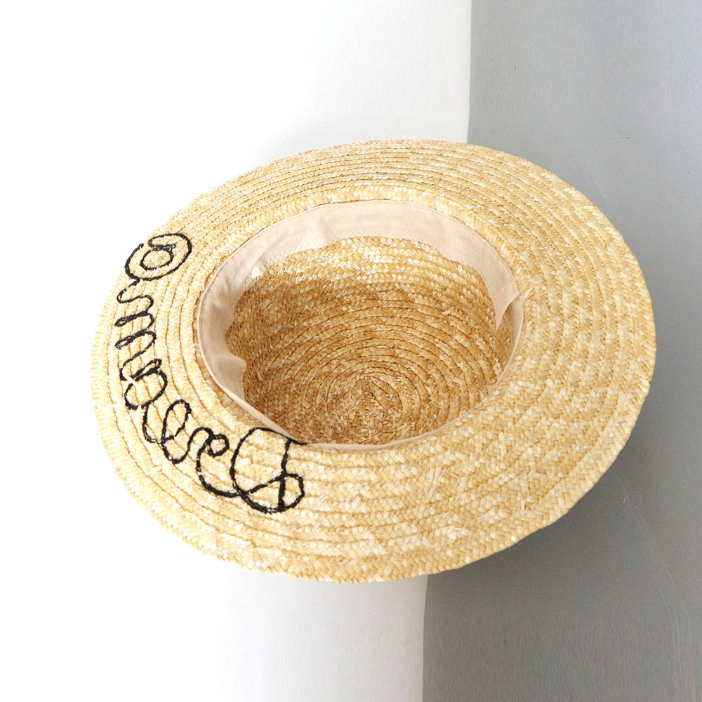 Wild Style Natural Straw Sun Hat with Bow