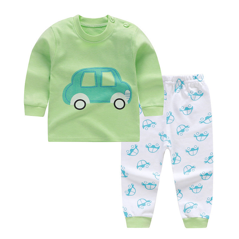 Boys And Girls, Infants Autumn Clothes And Long Trousers Home Service