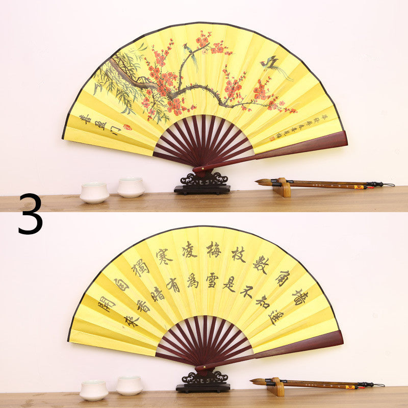 Bamboo craft fan