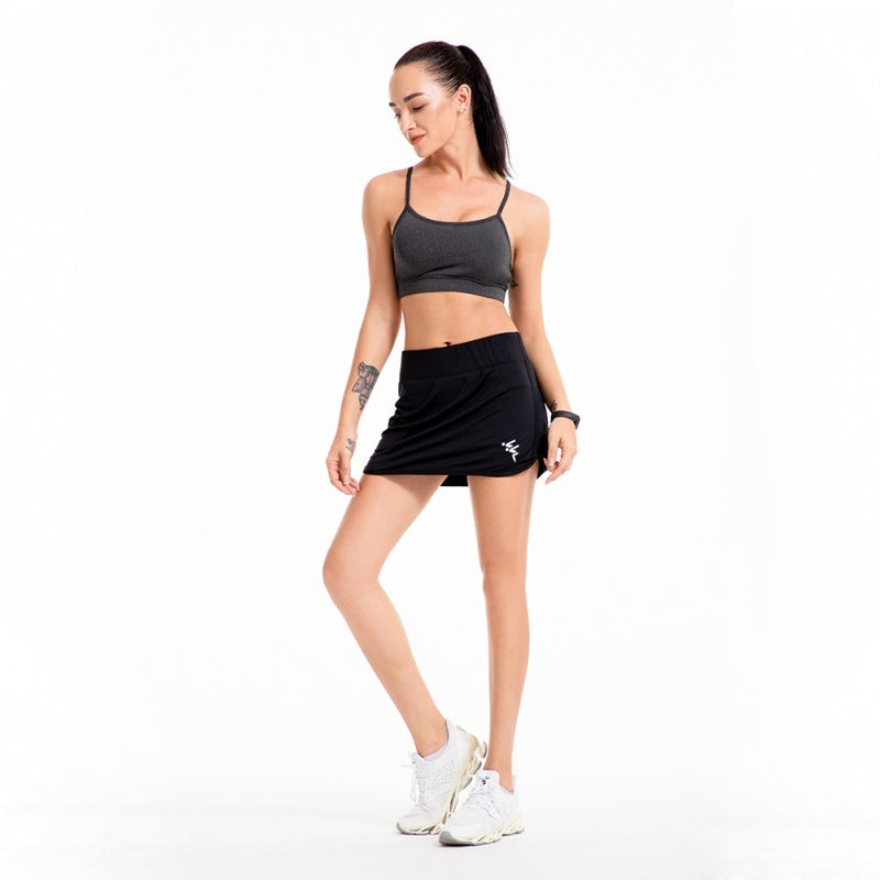 Running Skort with Pocket – Lightweight Quick-Dry Fitness & Yoga Shorts