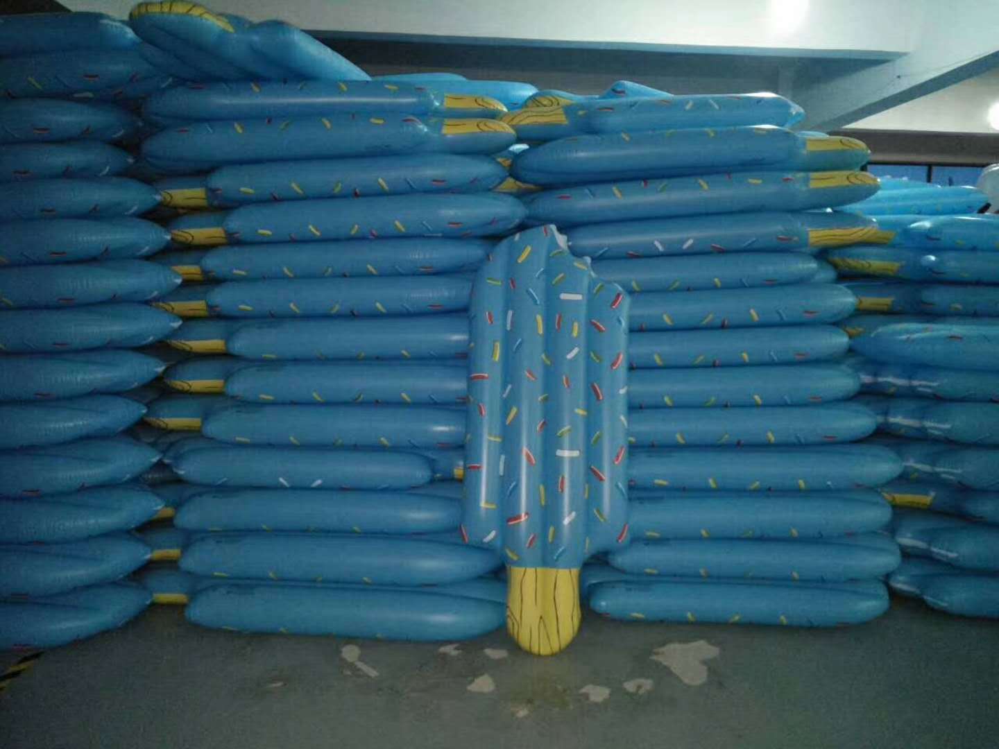 Ice cream inflatable swimming ring