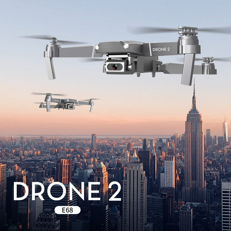 E68 Foldable Drone – 4K HD Quadcopter with WiFi FPV and Remote Control