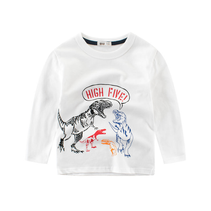 Kids Dinosaur Costume Long Sleeve Soft Fabric Regular Fit