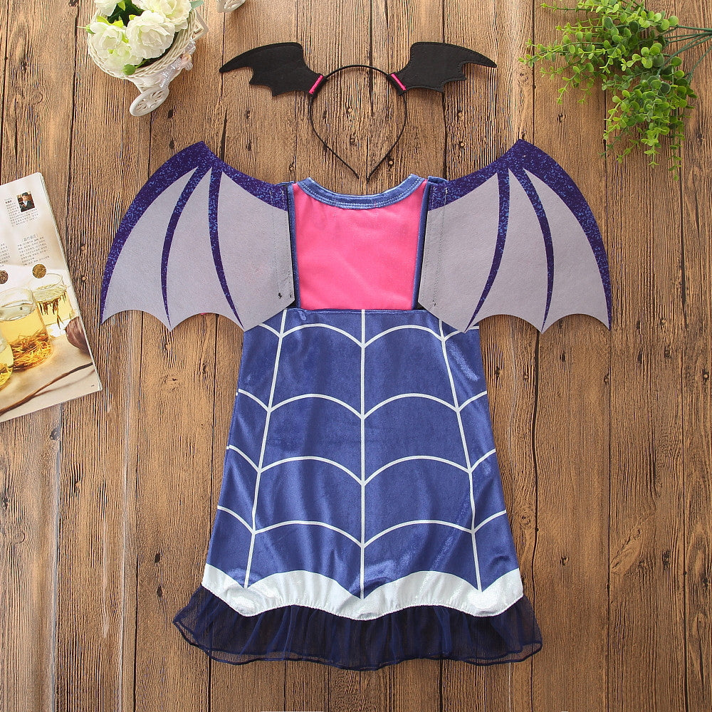 Toddler Girls Cotton Princess Dress – Short Sleeve Casual Party Outfit