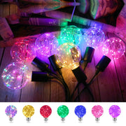 LED Glass Copper Wire Bulb Light