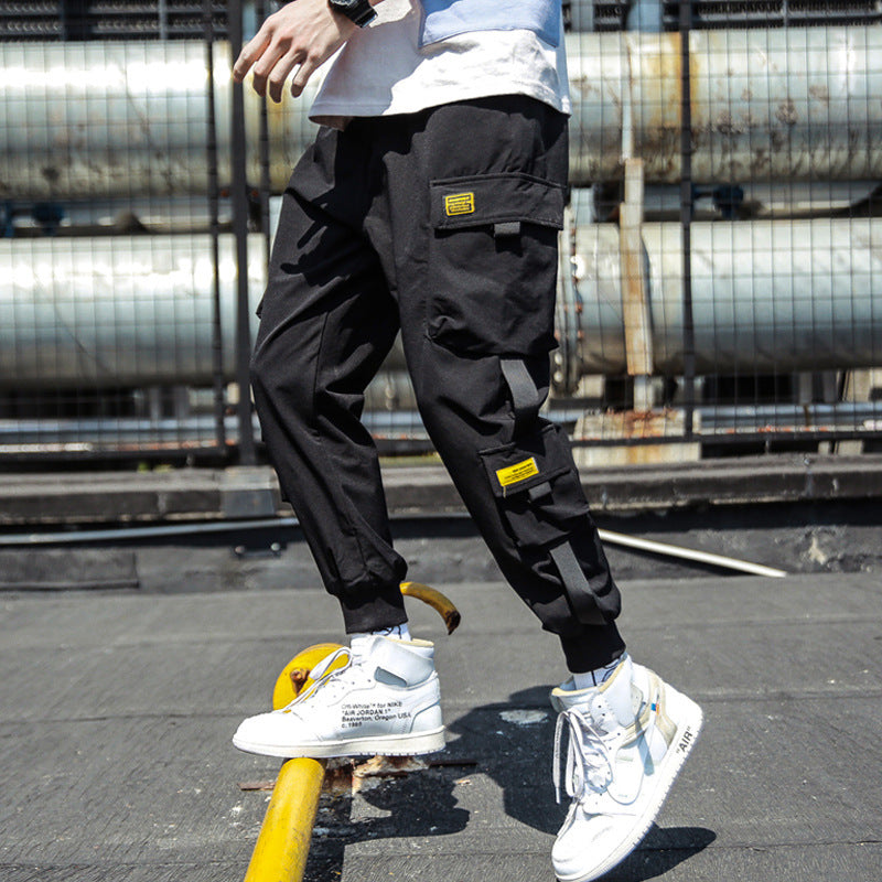 Men’s Casual Workwear Nine-Point Harem Pants – Loose Fit