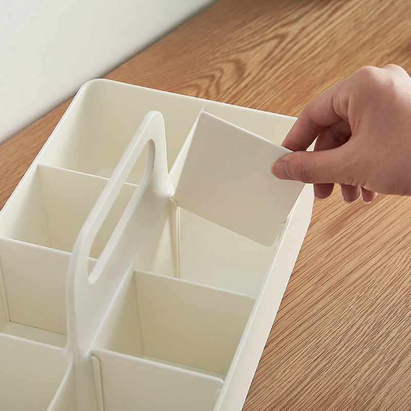 Japanese-Style Plastic Storage Basket – Bathroom & Toilet Desktop Organizer