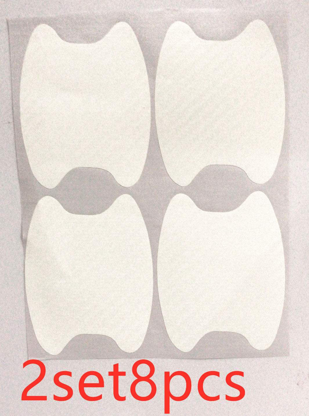 4pcs Carbon Fiber Car Door Handle Stickers – Scratch-Resistant
