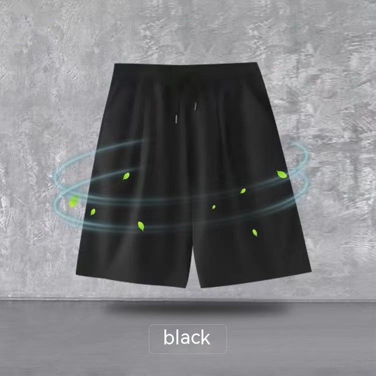 Men’s Breathable Mid-Length Summer Pants – Loose Fit, Ice Silk & Mesh Options