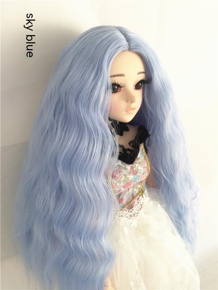 Synthetic Fiber Doll Wigs For Small Cloth Dolls Nontoxic