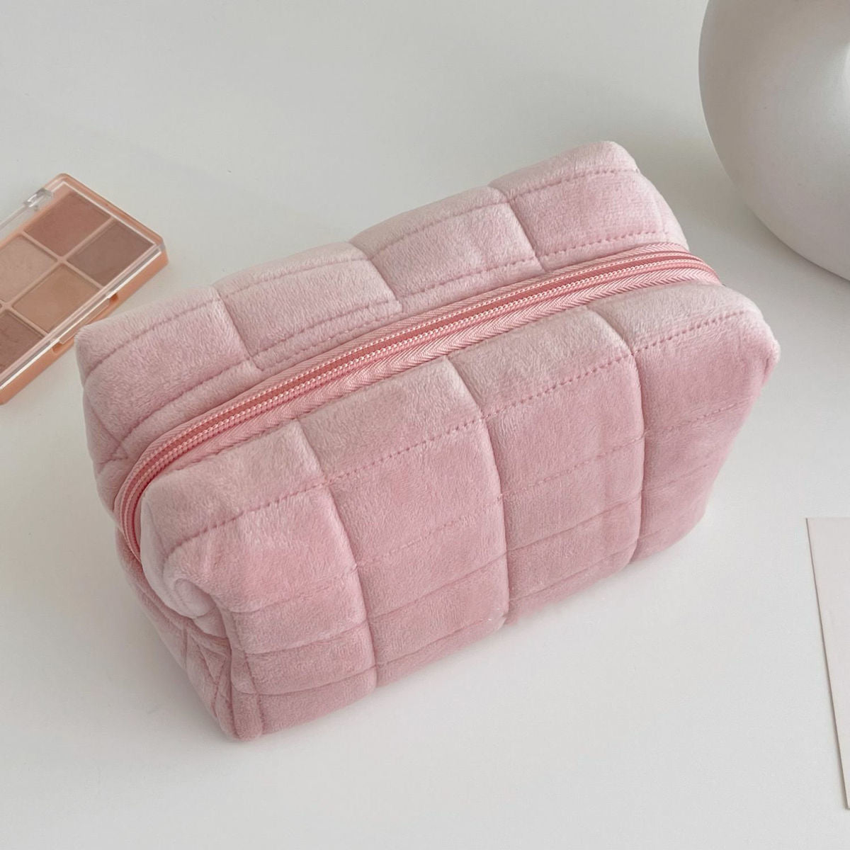 Soft Cloud Makeup Bag – Korean Style Portable Cosmetic Pouch