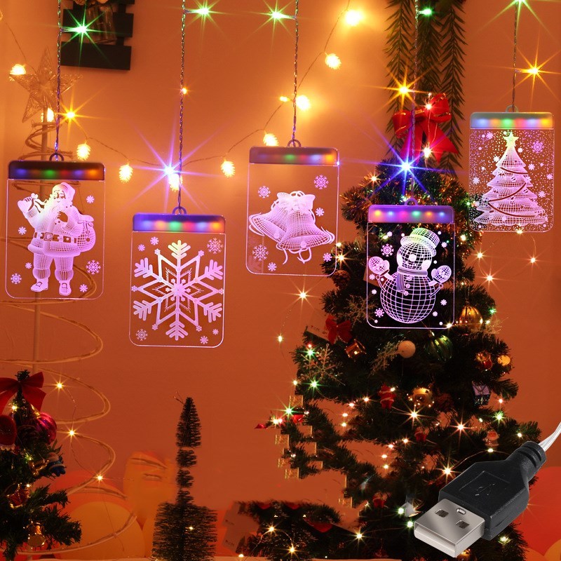 Curtain Ice Strip Light String for Christmas Decoration