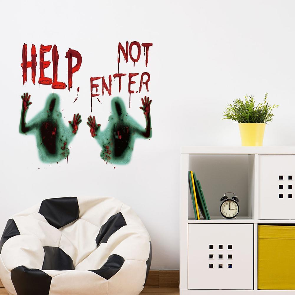 Blood Zombie Halloween Wall Sticker