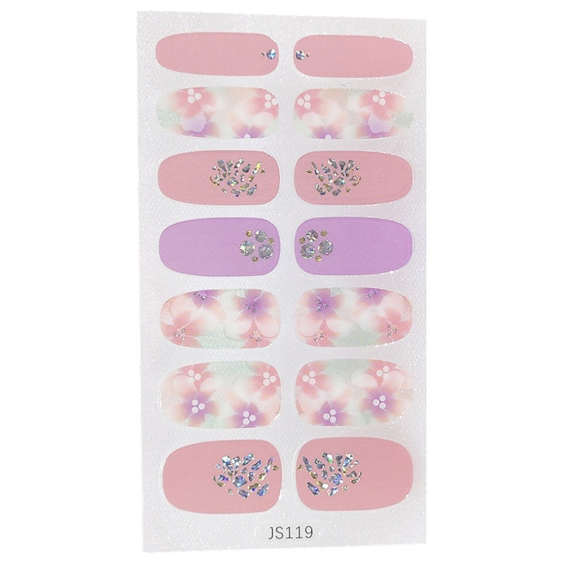 Three-dimensional Craft Crystal Nail Oil Film Crystal Glass Nail Sticker