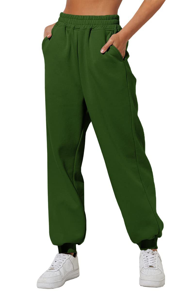 Slim Polyester Fashion Pants Womens Solid Color Fit