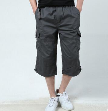 Men’s Summer Cropped Cotton Pants – Lightweight Casual Wear