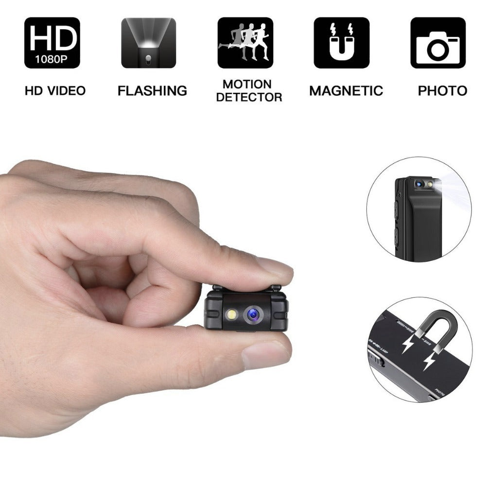 4K Mini Pocket Sports Camera – HD Anti-Shake Action Cam