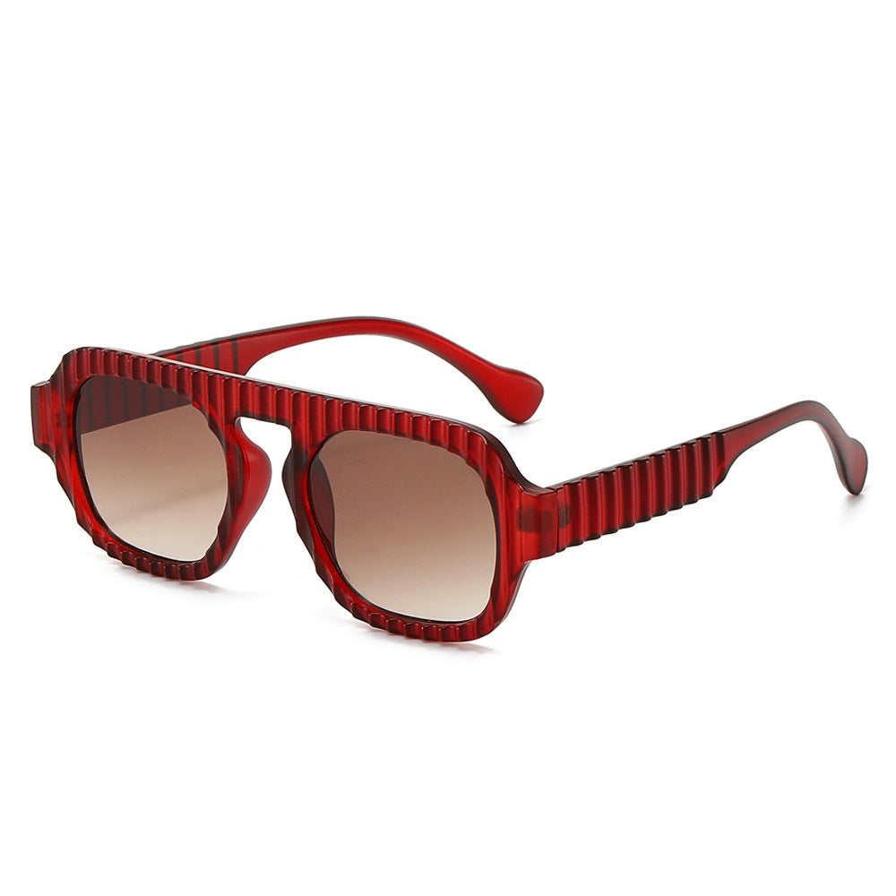 Square Frame Fashion Sunglasses – UV Protection for Men & Women