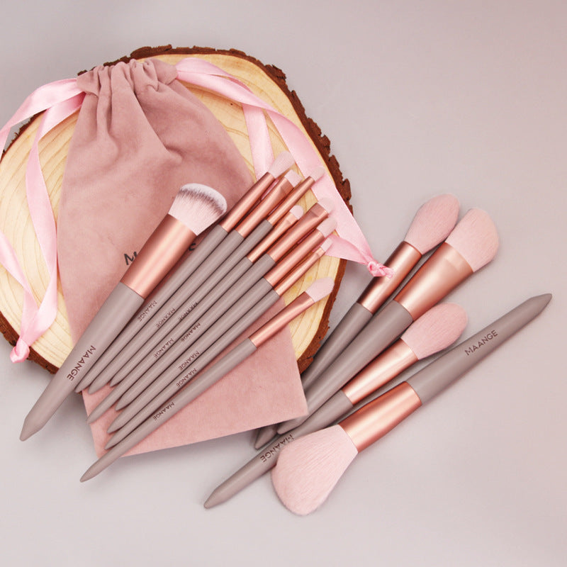 3-Piece Makeup Brush Set – Essential Beauty Tools Kit