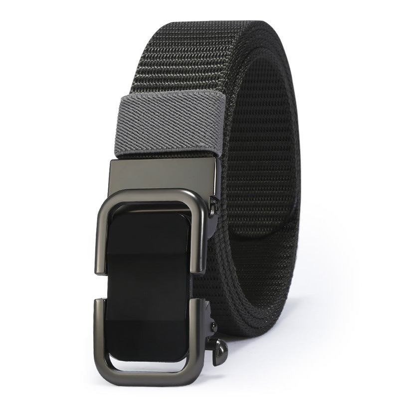 Men's Toothless Nylon Canvas Belt
