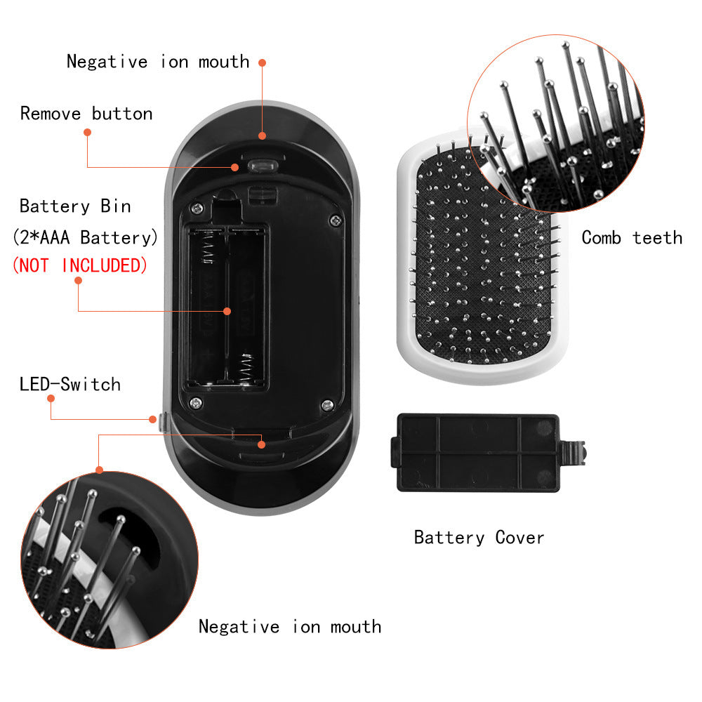 Anti-Static Massage Comb – Vibration Hairdressing Brush for Smooth Hair