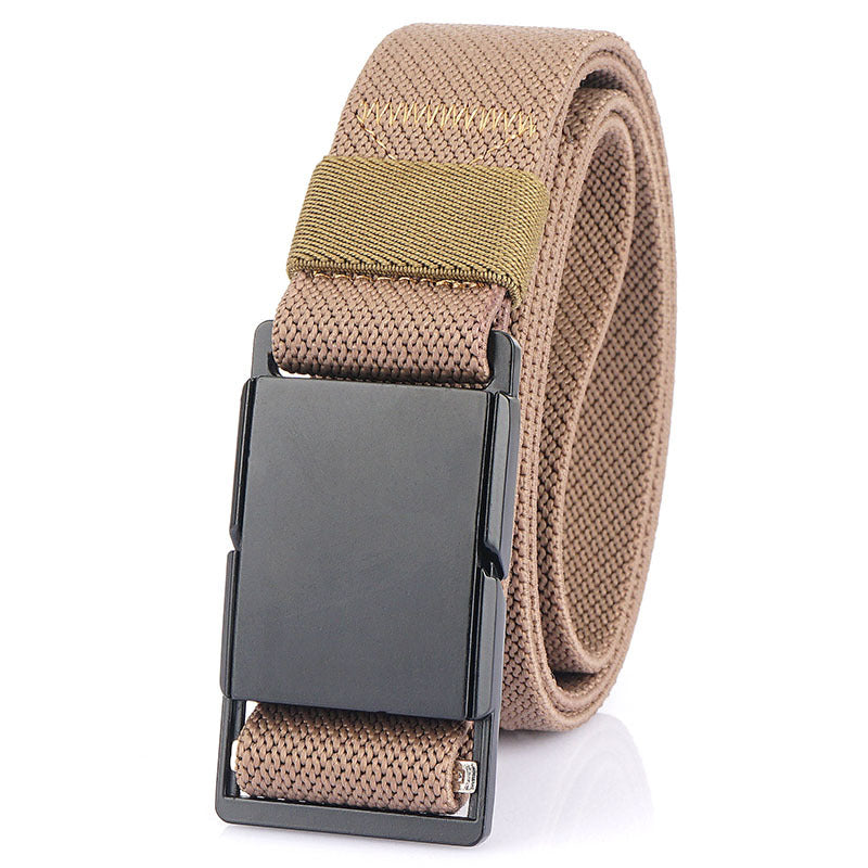 Metal Magnetic Buckle Casual Jeans Belt