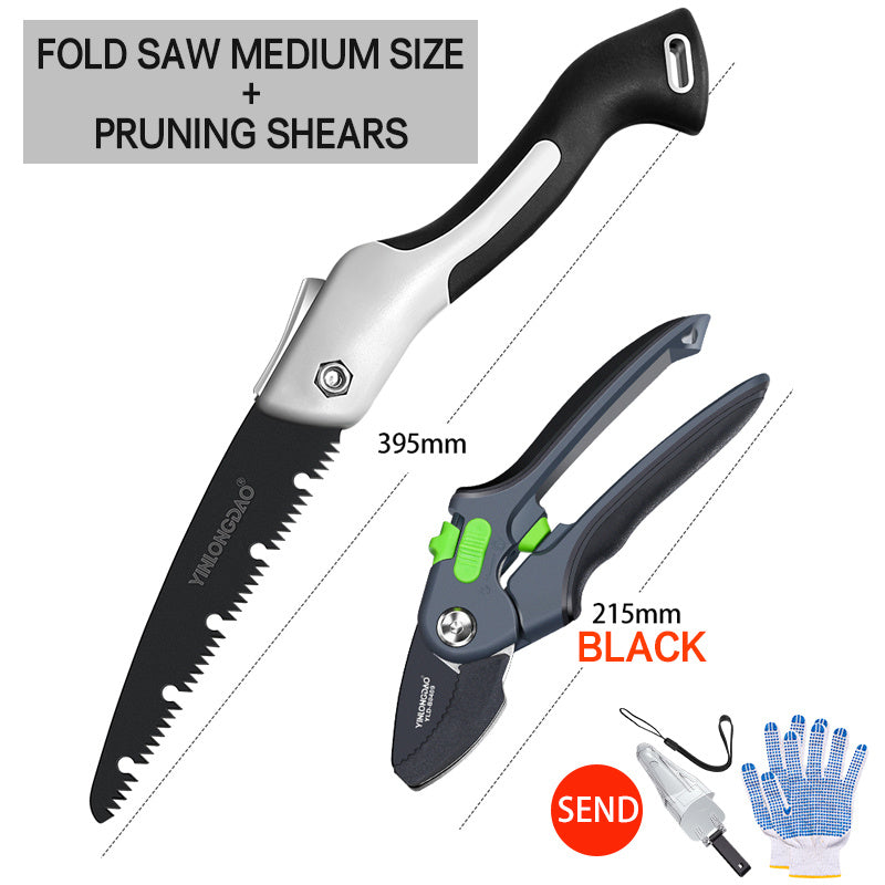 Garden Scissors with Ultra-Fine Polished Metal Blades and Ergonomic Non-Slip Handle