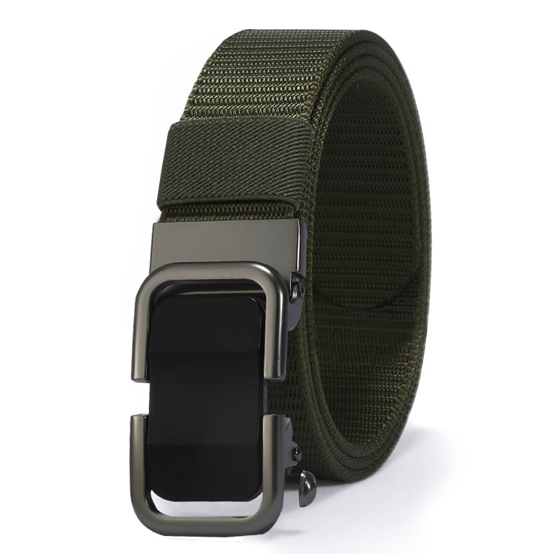 Men's Toothless Nylon Canvas Belt