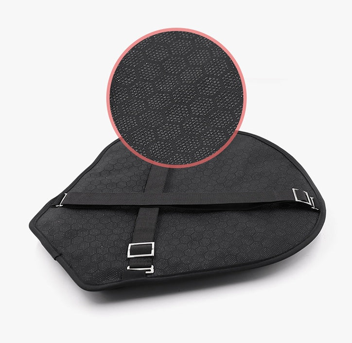 Three-Dimensional Motorcycle Seat Cushion Airbag