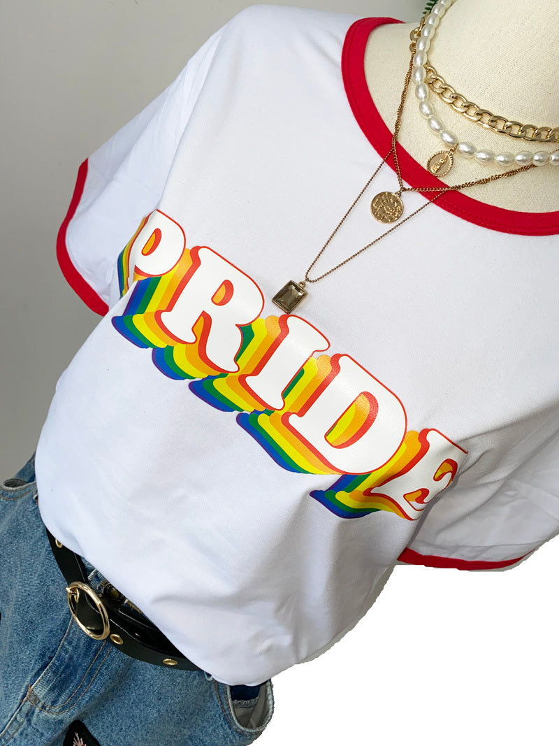 Women's Letter Print T-shirt