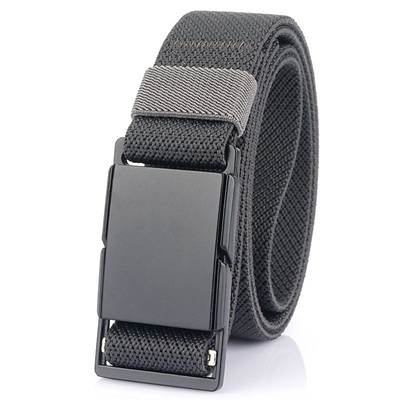 Metal Magnetic Buckle Casual Jeans Belt