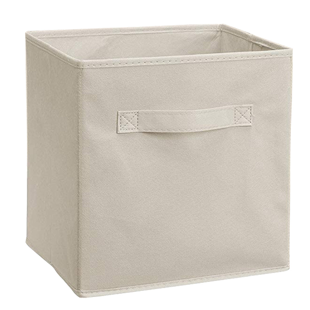 Solid Color Lid Storage Box Wardrobe Storage Box Fabric Toy Storage Box Drawer Box Sundries Basket 27 27 28