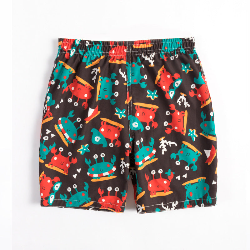 Children's Beach Shorts – Boxer Swimming Trunks